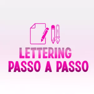 Imagem de capa para o Curso online Lettering passo a passo