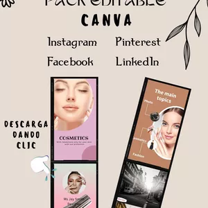 Imagen de portada para Ebook Pack plantillas editables CANVA