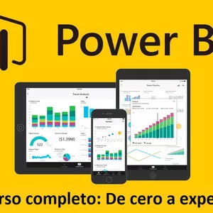 Imagen de portada para Curso online Power BI: Curso completo de cero a experto