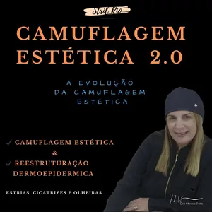Imagem de capa para o Curso online CAMUFLAGEM ESTÉTICA 2.0  - A EVOLUÇÃO DA CAMUFLAGEM DE ESTRIAS, CICATRIZES E OLHEIRAS 