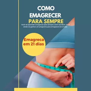 Imagem de capa para o Ebook Como Emagrecer para Sempre