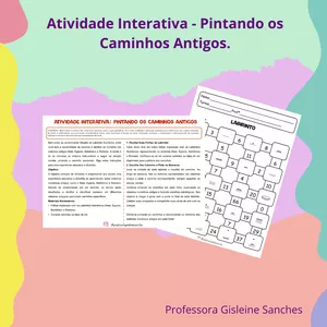 Imagem de capa para o Ebook Pintando os Caminhos Antigos