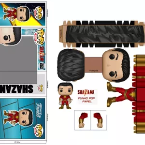 Imagem de capa para o Ebook Shazan do filme funko Pop papel 