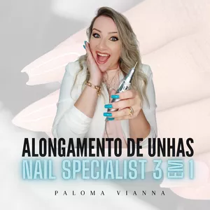 Nail Specialist 3 em 1 - Fibra de Vidro, Tip e Nail Art