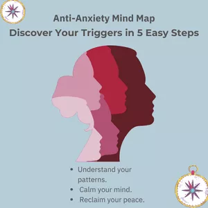 Cover image for Ebook Anti-Anxiety Mind Map Discover Your Triggers in 5 Steps