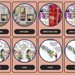 Imagem de capa para o Ebook Jogo da memória - Gêneros textuais