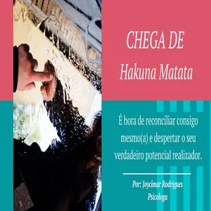 Imagem principal do produto Chega de Hakuna Matata é hora de Reconciliar