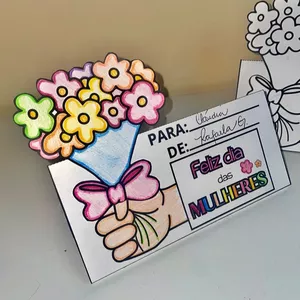 Imagem de capa para o Ebook 🌸💖ATIVIDADE INTERATIVA  PARA O DIA DAS MULHERES🌸💖