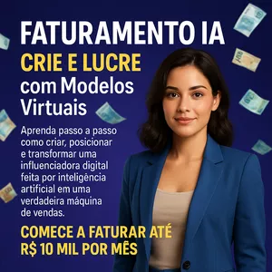 Imagem de capa para o Curso online Faturamento IA: Crie e Lucre com Modelos Virtuais