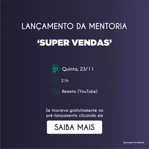 Imagem de capa para o Curso online Método Super Vendas