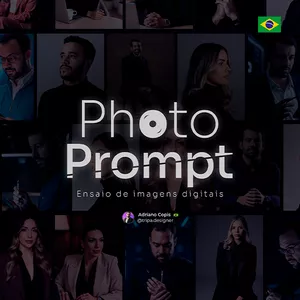 Imagem de capa para o Ebook Photo Prompt - PTBR 🇧🇷