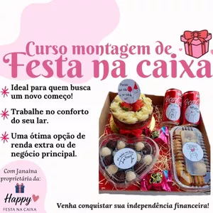 Imagem de capa para o Curso online Curso Montagem Festa na Caixa 