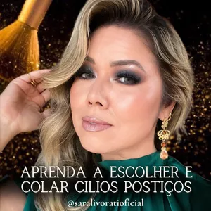 Imagem de capa para o Curso online APRENDA A ESCOLHER E COLAR CILIOS POSTIÇOS DE VERDADE ! 