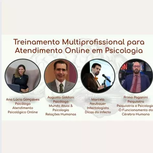 Imagem de capa para o Curso online Treinamento Multiprofissional para Atendimento Online em Psicologia