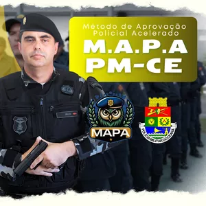Imagem de MAPA PMCE: Método de Aprovação Policial Acelerado na Polícia Militar do Ceará criado por Spartacus Concursos na hotmart