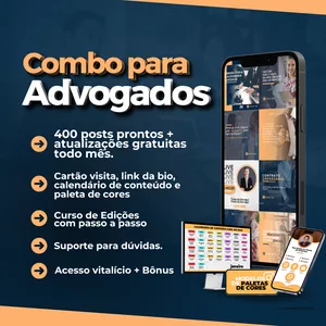 Imagem de capa para o Curso online Combo para Advogados
