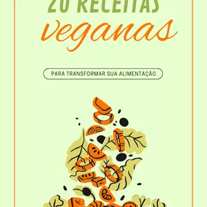 Imagem de capa para o Ebook 20 Receitas Veganas 