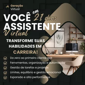 Você Assistente Virtual em 21 Dias – Sua Liberdade Começa Aqui!