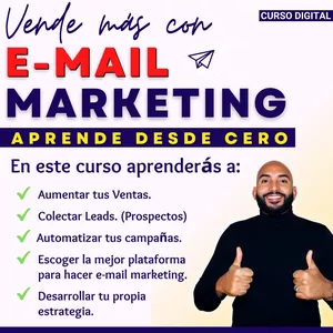Imagen de portada para Curso online COMO HACER E-MAIL MARKETING DESDE CERO