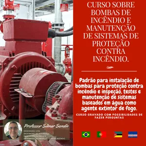 Imagem de capa para o Evento online Curso sobre Bombas de Incêndio e Manutenção dos Sistemas de Proteção Contra Incêndio