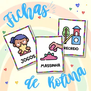 Imagem de capa para o Ebook FICHAS DE ROTINA ESCOLAR