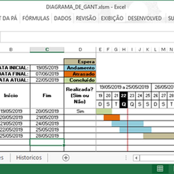 Diagrama De Gantt No Excel Francisco Everton De Farias Filho Learn A New Skill Software Downloadable Programs Hotmart