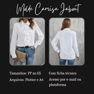 Imagem de capa para o Ebook Molde Camisa Jabout