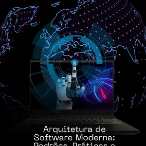 Imagem de capa para o Ebook Arquitetura de Software Moderna: Padrões, Práticas e Escalabilidade