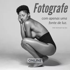 Imagem de capa para o Curso online Fotografando apenas com uma fonte de luz