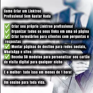 Curso 🎓 Apresentação do Curso: Como Criar um Linktree Profissional, botões, formulários... 