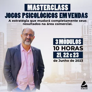 Imagem de capa para o Evento online Masterclass 3 dias - Jogos Psicológicos 