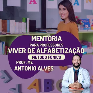 Imagem de capa para o Curso online Vivendo de Alfabetização com o Método Fônico