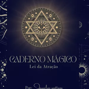 Imagem de capa para o Ebook Caderno mágico lei da atração 