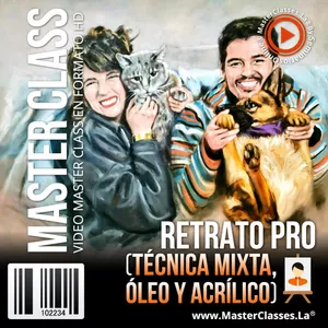 Imagen de portada para Curso online Retrato Pro (Técnica Mixta Óleo y Acrílico)