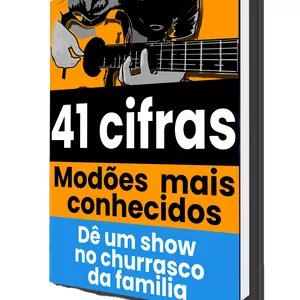 Imagem do curso 41 Cifras de modões conhecido em PDF - Musicas para churrasco