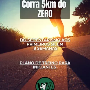 Imagem de capa para o Ebook 📘 Corra 5km do Zero – Plano para Iniciantes em 8 Semanas