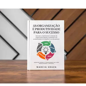 Imagem de capa para o Ebook 5S: Organização e Produtividade para o Sucesso