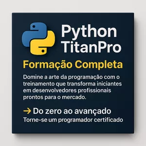 Imagem do curso Python TitanPro – Formação Completa 