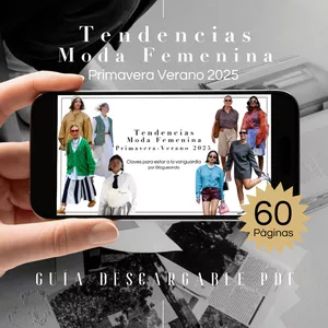 Imagen de portada para Ebook Guía Tendencias Moda Femenina Primavera Verano 2025