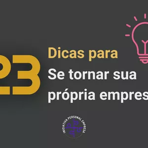 Imagem de capa para o Ebook 23 passos para se tornar uma empresa