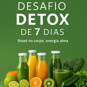 Imagem de capa para o Ebook Desafio Detox  de 7 Dias