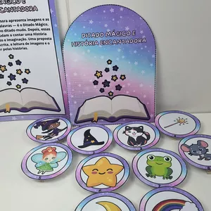 Imagem de capa para o Ebook Ditado Mágico com História Encantadora 🧤✨