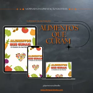 Imagem de capa para o Ebook Alimentos que Curam - O Poder da Nutrição