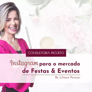 Imagem de capa para o Serviço online Consultoria Projeto - Instagram para o mercado de festas e eventos