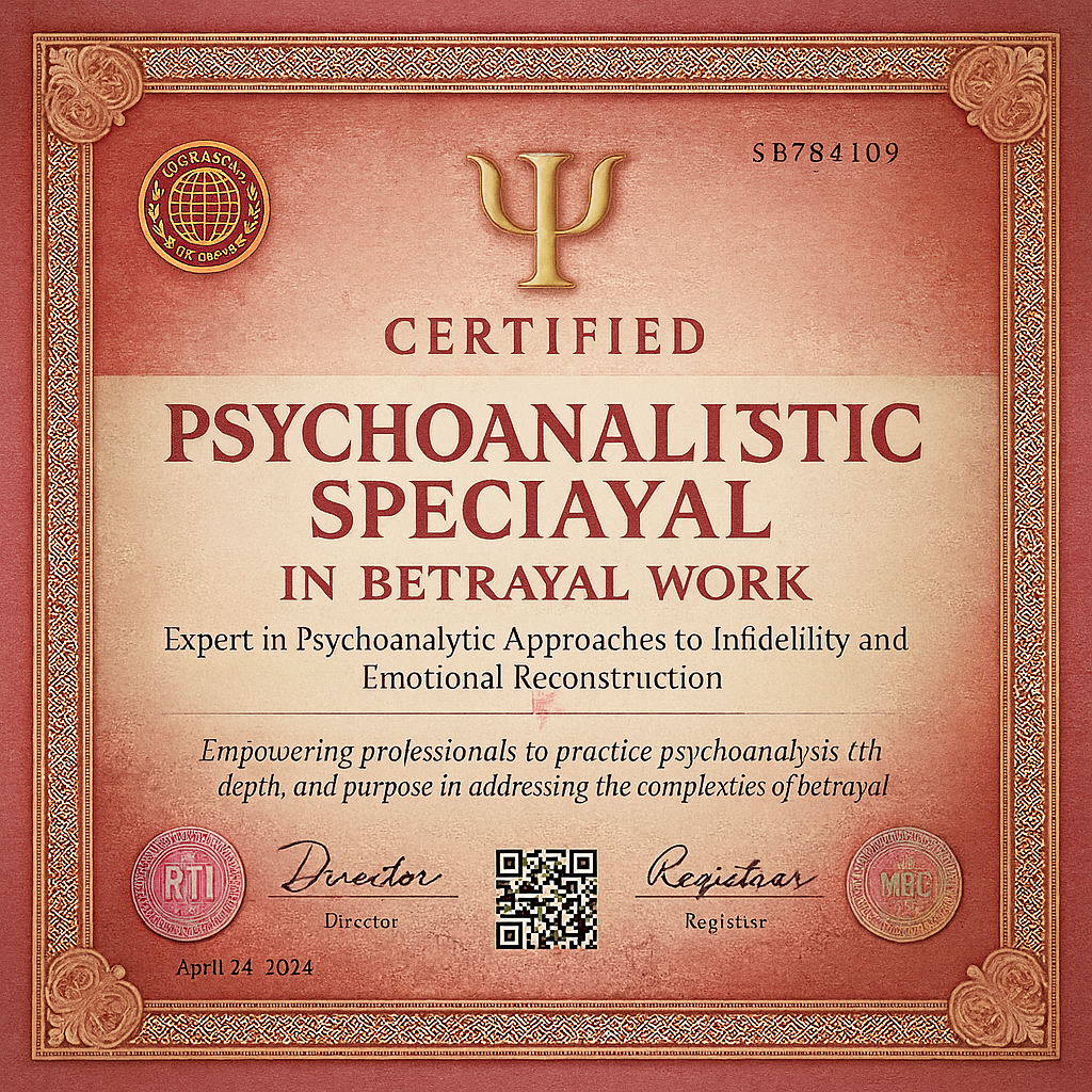 Imagem do curso ⚠️ ÚLTIMO DIA! ⚠️ Formação Especialização em Psicanálise e Traição – Psicanalista + Livro + Registro Profissional + Crachá Digital + Mapas Mentais + Cartilhas + Resumos + Exercícios + Práticas.