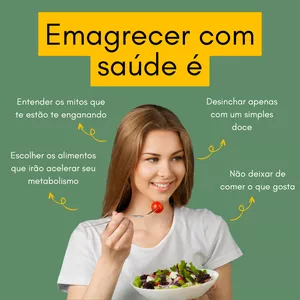 Imagem de capa para o Ebook Emagrecendo com saùde 