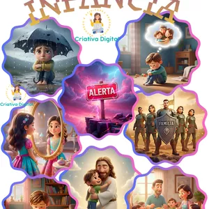 Imagem de capa para o Ebook Em defesa da Infância 