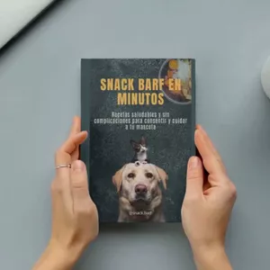 Imagen de portada para Ebook SNACK BARF EN  MINUTOS: Recetas saludables y sin  complicaciones para consentir y cuidar  a tu mascota