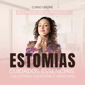 Imagem de capa para o Curso online Cuidados Essenciais com Estomias de Eliminação: Colostomia, Ileostomia e Urostomia.