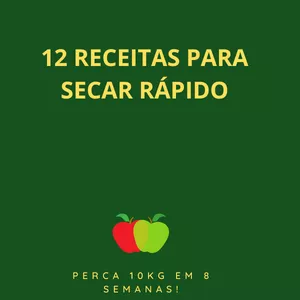Imagem de capa para o Ebook 12 Receitas para secar rápido